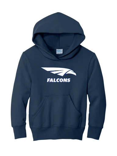 Youth Core Fleece Pullover Hooded Sweatshirt preview, front
