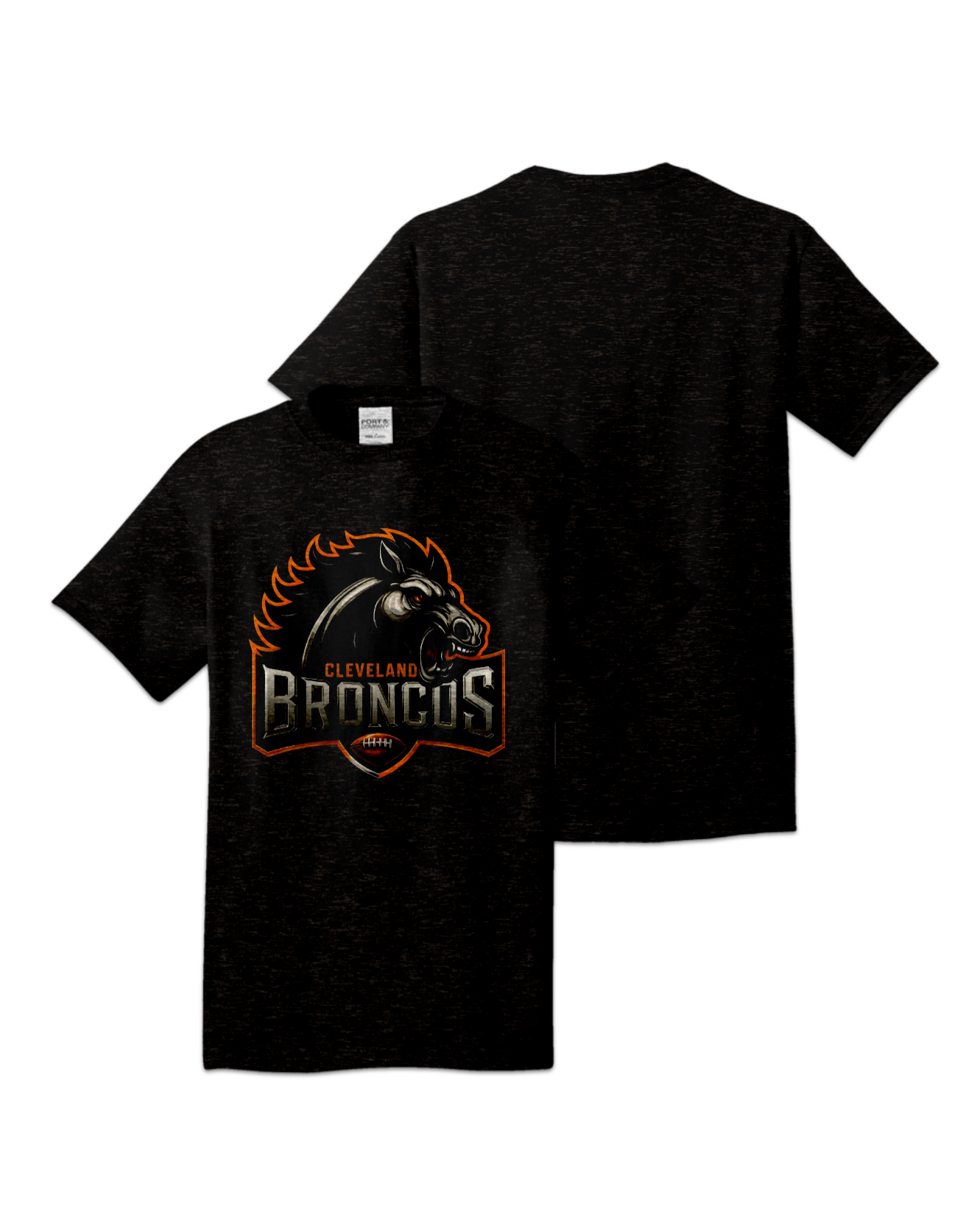 Rendered product preview, stack