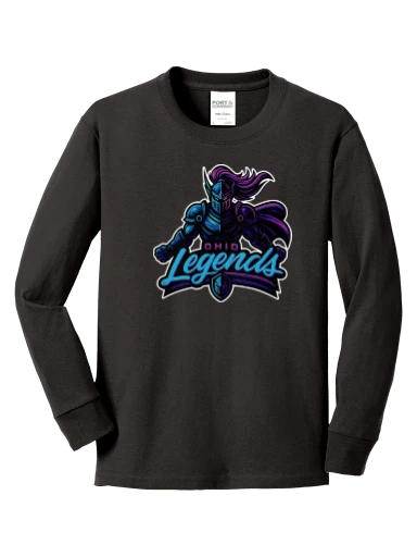 Youth Cotton Long Sleeve preview, front