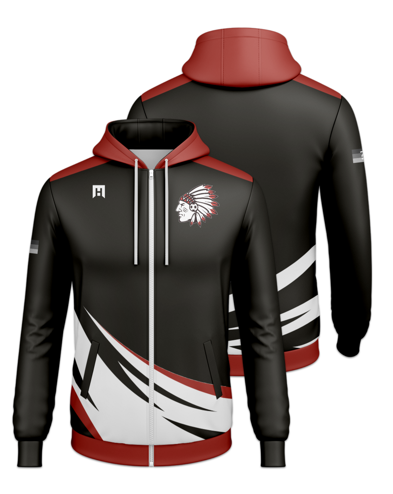 Rendered product preview, stack