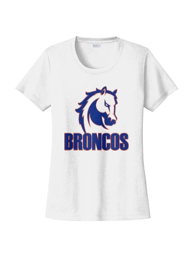 GVYF Broncos Women's PosiCharge Competitor Tee preview, front