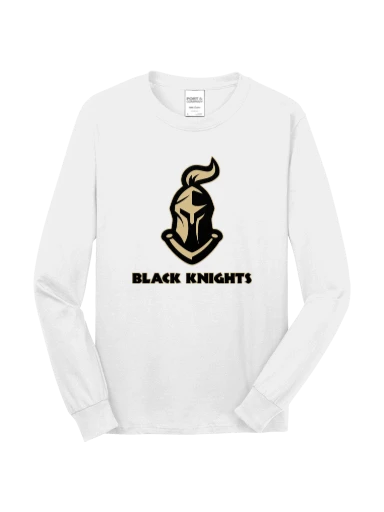 GVYF Black Knights Long Sleeve Core Cotton Tee preview, front