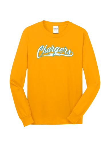 GVYF Chargers Long Sleeve Core Cotton Tee preview, front