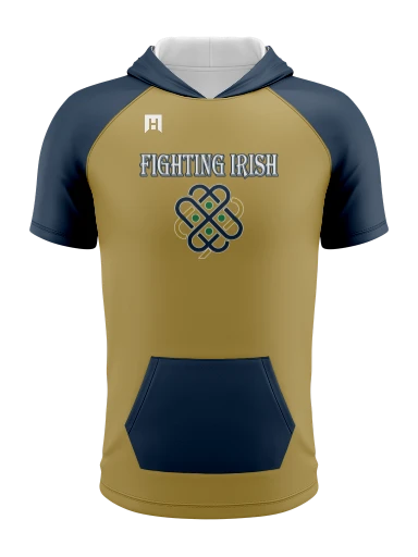 Personalized Men's Lightweight Core Short Sleeve Hoodie preview, front