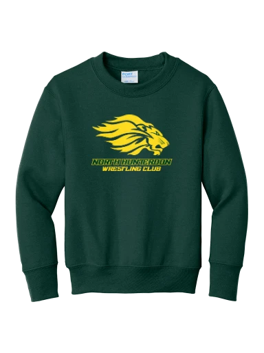 Port & Co Youth Core Fleece Crewneck Sweatshirt preview, front