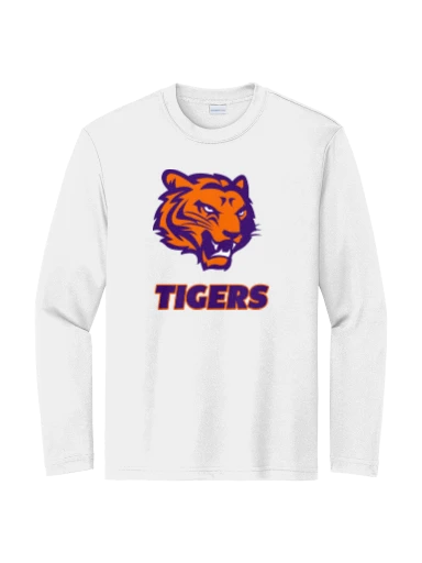 GVYF Tigers Youth Long Sleeve PosiCharge Competitor Tee preview, front
