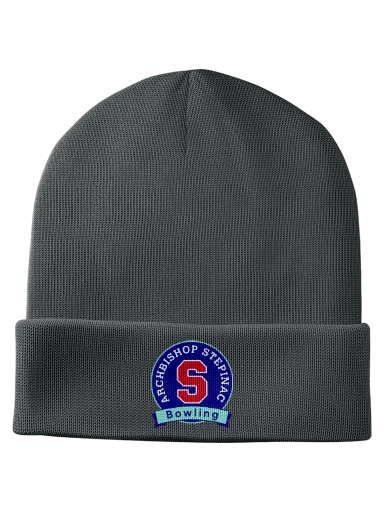 Port & Co Fleece-Lined Knit Cap preview, front
