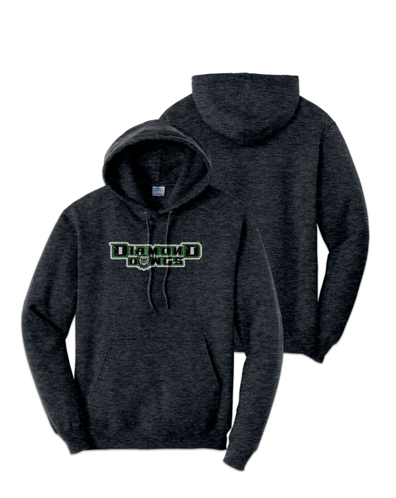 Rendered product preview, stack