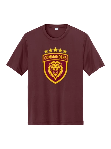 GVYF Commanders PosiCharge Competitor Tee preview, front