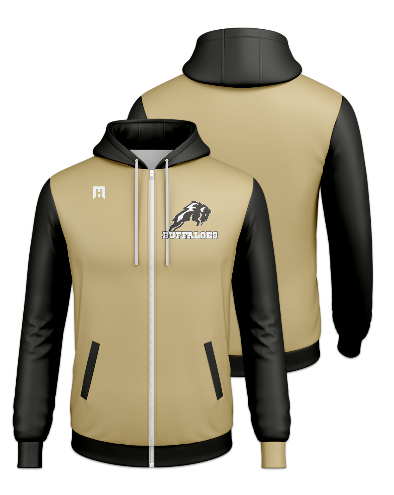 Rendered product preview, stack