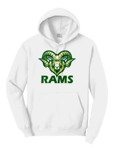 GVYF Rams Core Fleece Pullover Hooded Sweatshirt preview, front