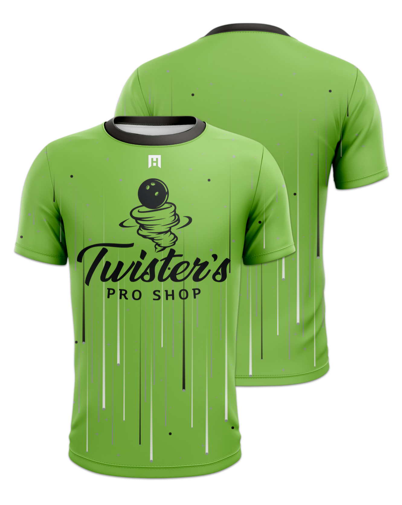 Rendered product preview, stack