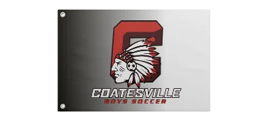 Sublimated Flag with Grommets - 12"x18" preview, front