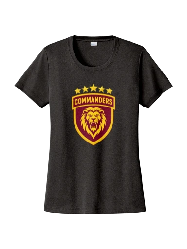 GVYF Commanders Women's PosiCharge Competitor Tee preview, front