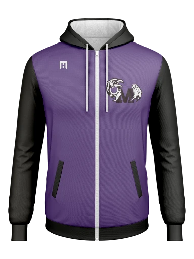 Full Zip Poly Fleece Hoodie preview, front