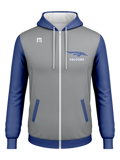 Full Zip Poly Fleece Hoodie preview, front