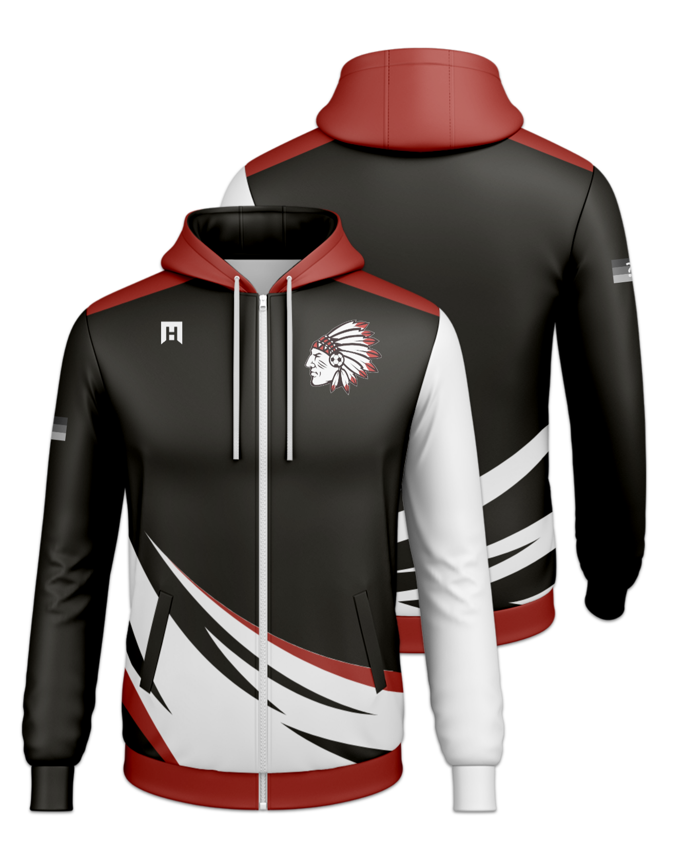 Rendered product preview, stack