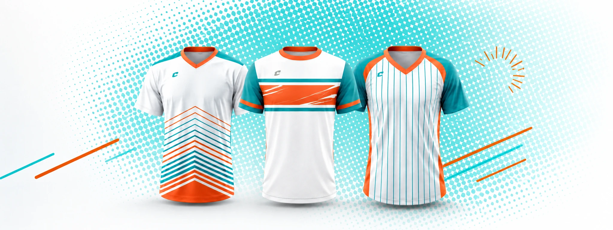 Champro sublimated team shirts available through TeamSeams