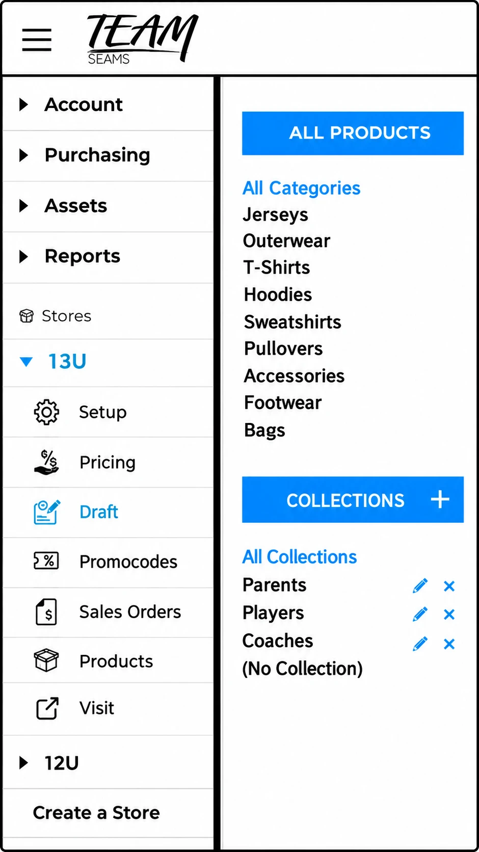 Team Store Online Banner