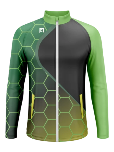 Sublimated Men's Long Sleeve Full Zip