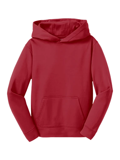 Sport-Tek Youth Sport-Wick Fleece Hooded Pullover