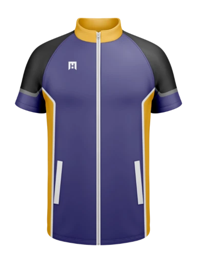 Men's Short Sleeve Full Zip