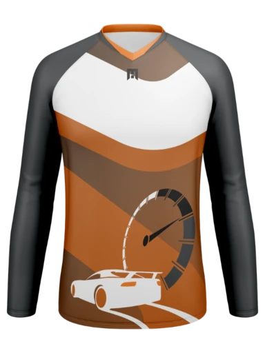 Men's Raglan Split Collar Long Sleeve