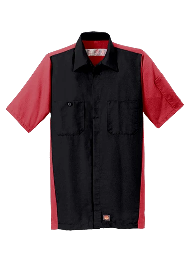 Red Kap Short Sleeve Ripstop Crew Shirt