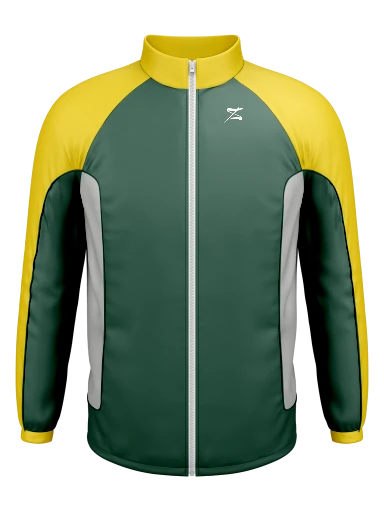 Colorblock Mock Neck Lined Wind Jacket
