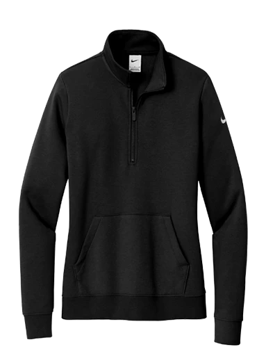 Nike Women's Club Fleece Sleeve Swoosh 1/2-Zip